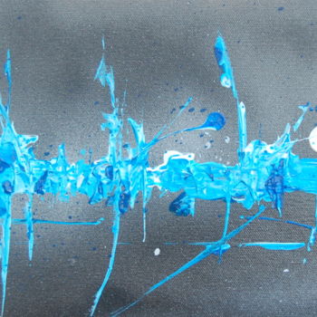 Painting titled "Blue2" by Giuso, Original Artwork