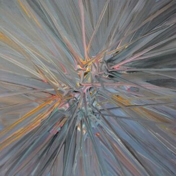 Картина под названием "Color thought 2" - Мarina Gladush, Подлинное произведение искусства, Акрил Установлен на Деревянная р…