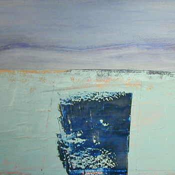 Schilderij getiteld "Horizon" door Gilbert Laporta, Origineel Kunstwerk, Olie