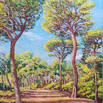 Painting titled "Parc du Roy d'Espag…" by Glaréole, Original Artwork, Acrylic