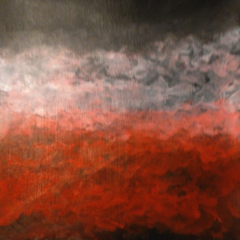 Schilderij getiteld "after war" door Gl, Origineel Kunstwerk, Acryl