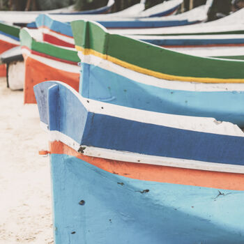 Fotografie mit dem Titel "Wooden Boats" von Glauco Meneghelli, Original-Kunstwerk, Digitale Fotografie