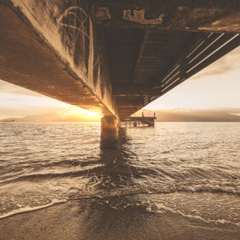 Photography titled "Under The Pier" by Glauco Meneghelli, Original Artwork, Digital Photography