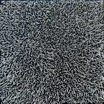 Malarstwo zatytułowany „Exiguum 1” autorstwa Gleb Skubachevsky, Oryginalna praca, Akryl Zamontowany na Drewniana rama noszy