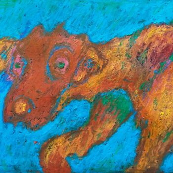 "Dog 2" başlıklı Resim Michele Carosella tarafından, Orijinal sanat, Pastel