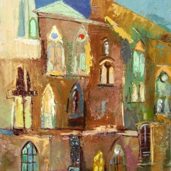 Painting titled "archit.abst..jpg" by Gleisner, Original Artwork