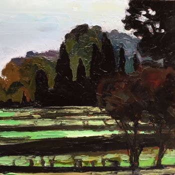 Painting titled "Woomergarma 1" by Glenda Fell Jones, Original Artwork, Oil