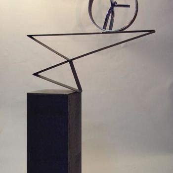 Скульптура под названием ""BALANCING TIME"" - Glen Mayo, Подлинное произведение искусства