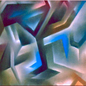 Pittura intitolato "Abstraction  '84 (1)" da Glenn Bautista, Opera d'arte originale