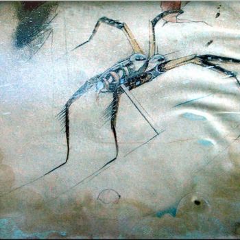 Arte digital titulada "Insectvoyager '80" por Glenn Bautista, Obra de arte original