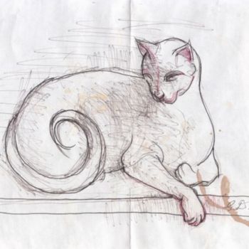 Digital Arts titled "Cat 1" by Glenn Durrance, Original Artwork
