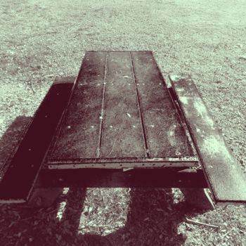 Photography titled "Picnic Table" by Glenn Durrance, Original Artwork