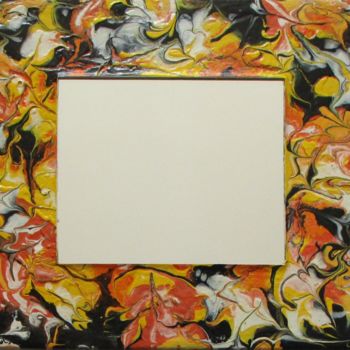 Pittura intitolato "Specchio da appoggi…" da Teresa Suardi, Opera d'arte originale, Acrilico