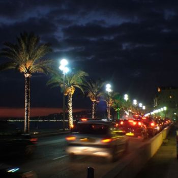 Photography titled "NICE by night" by Glix, Original Artwork