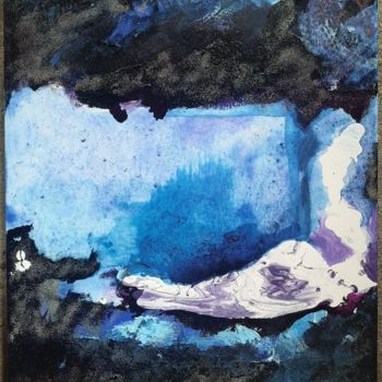 Schilderij getiteld "Blaus" door G Riart, Origineel Kunstwerk, Acryl