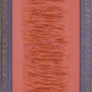 Painting titled "CORAIL ROUGE" by Gloria Stetbay, Original Artwork