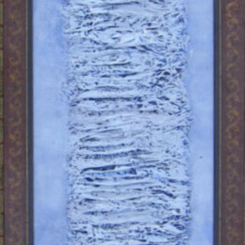 Painting titled "BLEU JEANS" by Gloria Stetbay, Original Artwork