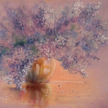 Картина под названием "Ностальгия" - Андрей Уланов, Подлинное произведение искусства, Пастель