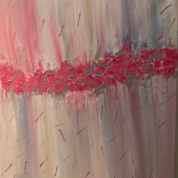 Pintura titulada "Arcoiris de rosas" por Gabriela Novoa Escobar, Obra de arte original, Acrílico