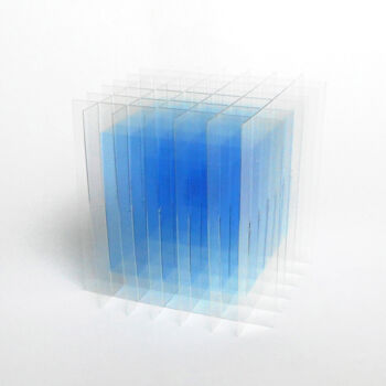 제목이 "Dessin/volume: Cube…"인 조형물 Go Segawa로, 원작, 디지털 인쇄