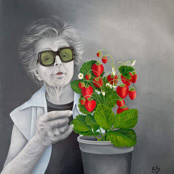 "OGM" başlıklı Tablo Elise Gobeil tarafından, Orijinal sanat, Petrol