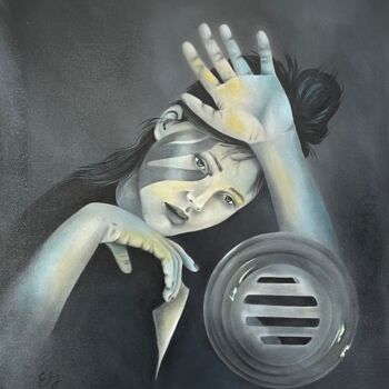 Peinture intitulée "Parlez dans l’hygia…" par Elise Gobeil, Œuvre d'art originale, Huile