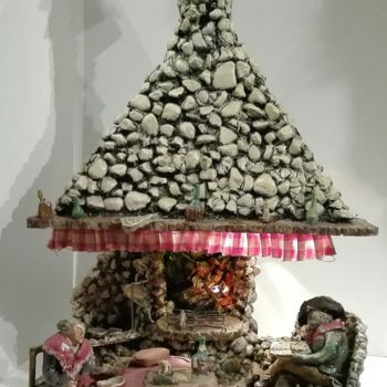 Skulptur mit dem Titel "Family" von Roberto Gobessi, Original-Kunstwerk