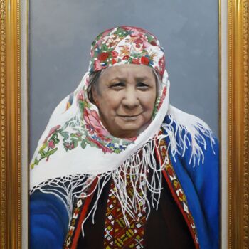 Peinture intitulée "Ene" par Gochmuradov Gahryman, Œuvre d'art originale, Huile