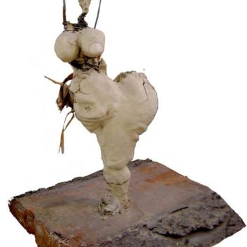 Sculpture titled "Small Roost" by Zhi Wu, Original Artwork