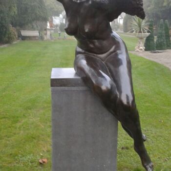 Rzeźba zatytułowany „L'arrivo di Aphodite” autorstwa Godfried Dols, Oryginalna praca, Brąz