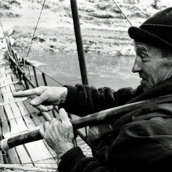 Fotografia intitolato "Fisherman" da Goian, Opera d'arte originale, Fotografia digitale