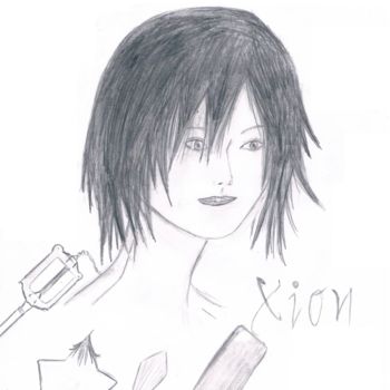 Drawing titled "Xion" by Goldendream, Original Artwork