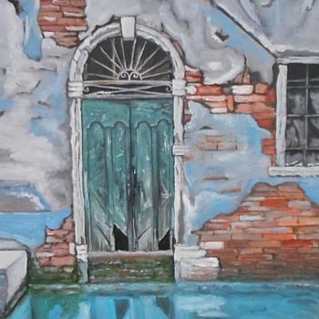 Картина под названием "" Дверь в прошлое "" - Татьяна Головко, Подлинное произведение искусства, Масло