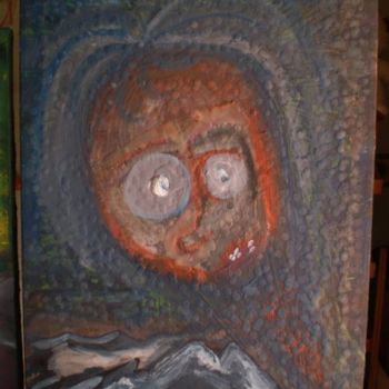Pittura intitolato "riscaldamento terre…" da Gko, Opera d'arte originale, Olio