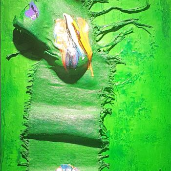 Peinture intitulée "Follow The Light" par Gonca Kopuz, Œuvre d'art originale, Acrylique