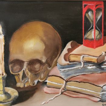 Pintura titulada "Mortem" por Gonzala Sol, Obra de arte original, Oleo