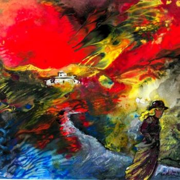 Painting titled "Escaping" by Miki De Goodaboom, Original Artwork, Other