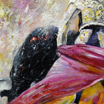 Malarstwo zatytułowany „Bullfight 65” autorstwa Miki De Goodaboom, Oryginalna praca, Olej