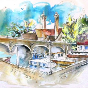 Ζωγραφική με τίτλο "Stratford-upon-Avon…" από Miki De Goodaboom, Αυθεντικά έργα τέχνης, Λάδι