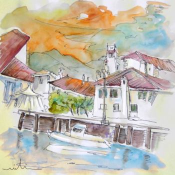 Painting titled "Saint-Jean-de-Luz 08" by Miki De Goodaboom, Original Artwork, Oil