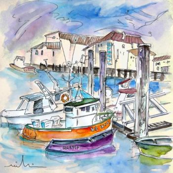 Painting titled "Saint-Jean-de-Luz 10" by Miki De Goodaboom, Original Artwork, Oil