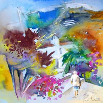 Painting titled "Agua Amarga Fantasy…" by Miki De Goodaboom, Original Artwork, Oil