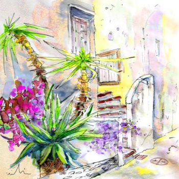 Schilderij getiteld "Agua Amarga 18" door Miki De Goodaboom, Origineel Kunstwerk, Olie