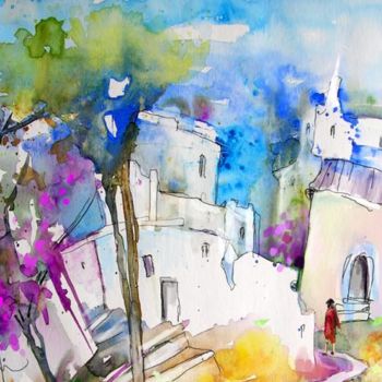 Schilderij getiteld "Trevelez Impression…" door Miki De Goodaboom, Origineel Kunstwerk, Olie