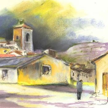 Картина под названием "Ribera del Duero 05" - Miki De Goodaboom, Подлинное произведение искусства, Масло