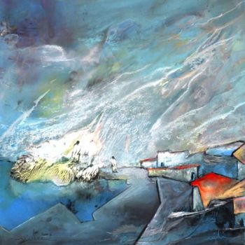 Pintura intitulada "The Shores of Galil…" por Miki De Goodaboom, Obras de arte originais, Óleo