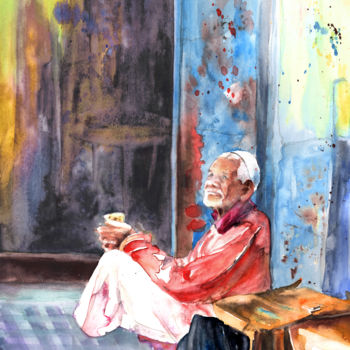 Peinture intitulée "Old and Lonely in M…" par Miki De Goodaboom, Œuvre d'art originale, Huile