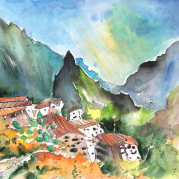 Painting titled "Masca 03" by Miki De Goodaboom, Original Artwork, Oil