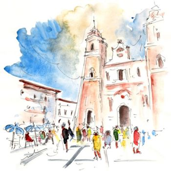 「Velez-Rubio Townsca…」というタイトルの絵画 Miki De Goodaboomによって, オリジナルのアートワーク, オイル