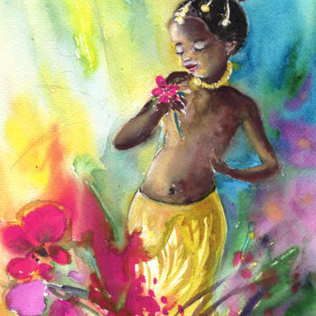 Painting titled "The Little Princess…" by Miki De Goodaboom, Original Artwork, Oil